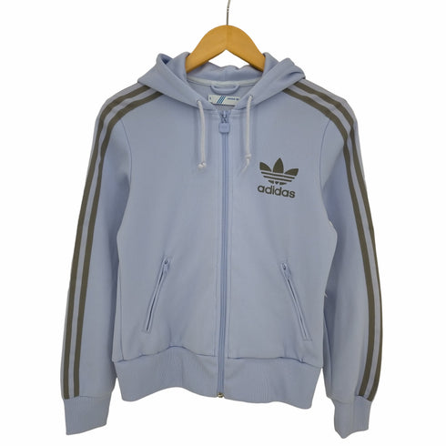 アディダスオリジナルス adidas Originals トレフォイルロゴ 3ストライプ フーデットトラックジャケット レディース 38