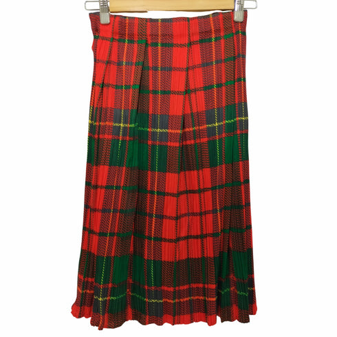 プリーツプリーズイッセイミヤケ PLEATS PLEASE ISSEY MIYAKE 2001AW タータンチェック プリーツスカート レディース JPN:3