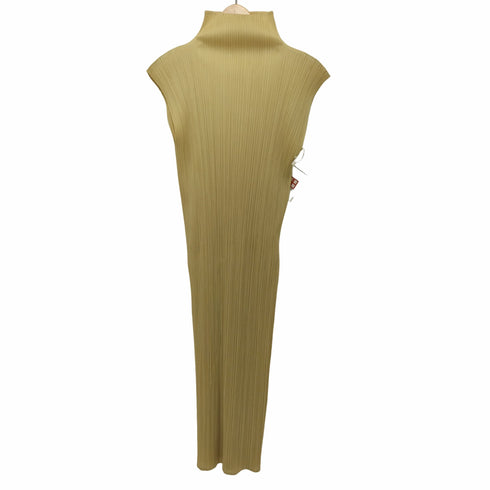 プリーツプリーズイッセイミヤケ PLEATS PLEASE ISSEY MIYAKE 2000AW ハイネックノースリーブワンピース レディース JPN:2