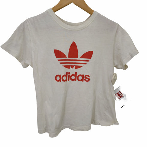 アディダス adidas 90S パフォーマンスロゴプリント ショートスリーブTシャツ レディース import:M
