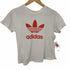 アディダス adidas 90S パフォーマンスロゴプリント ショートスリーブTシャツ レディース import:M