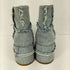 エムエムシックス メゾンマルジェラ MM6 Maison Margiela patchwork denim side zip chunky heel short boots レディース 35 2/1
