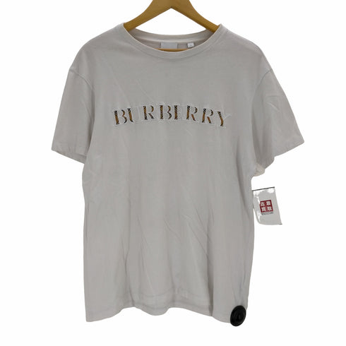 バーバリー BURBERRY フロント刺繍 クルーネックTシャツ メンズ JPN:L
