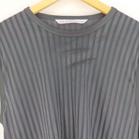 ジョンローレンスサリバン JOHN LAWRENCE SULLIVAN STRIPE JERSEY SLEEVELESS TOP ストライプジャージースリーブレストップス メンズ JPN:M