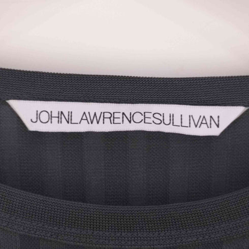ジョンローレンスサリバン JOHN LAWRENCE SULLIVAN STRIPE JERSEY SLEEVELESS TOP ストライプジャージースリーブレストップス メンズ JPN:M