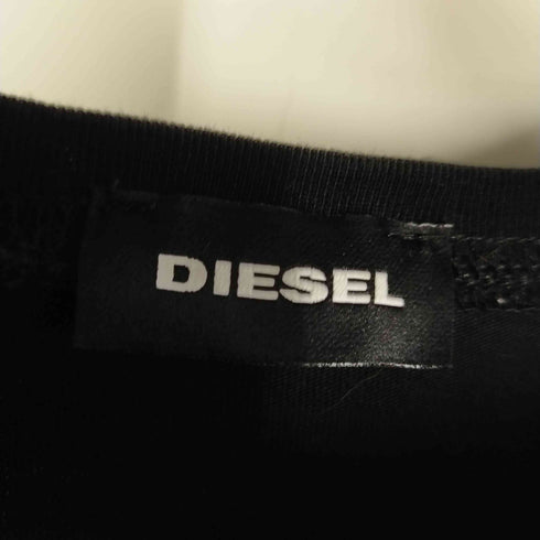 ディーゼル DIESEL フリルショルダーボーダーラメワンピース レディース