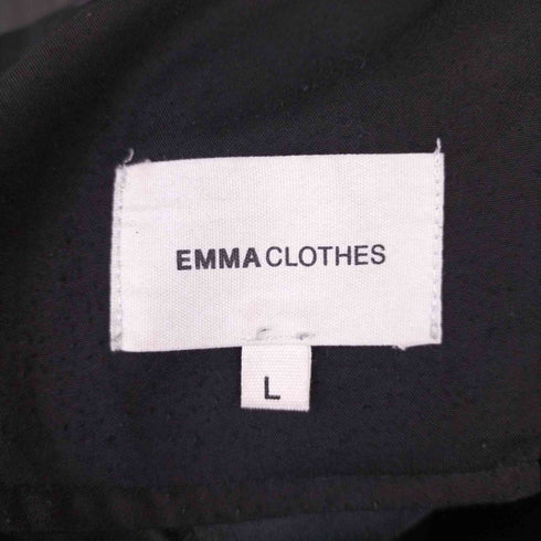 エマクローズ EMMA CLOTHES シンセティックレザー ワンタックセミワイドテーパードパンツ メンズ JPN:L