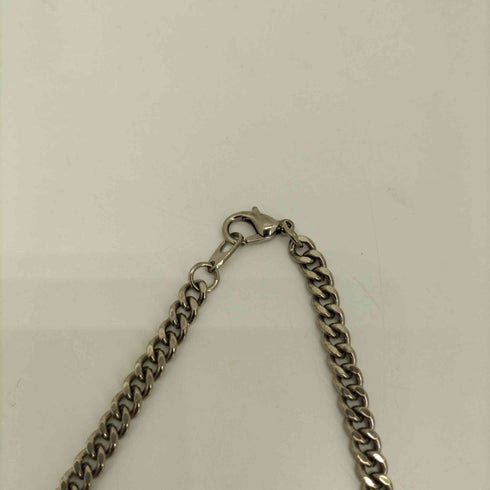 プレーン シルバーネックレス 刻印無 メンズ