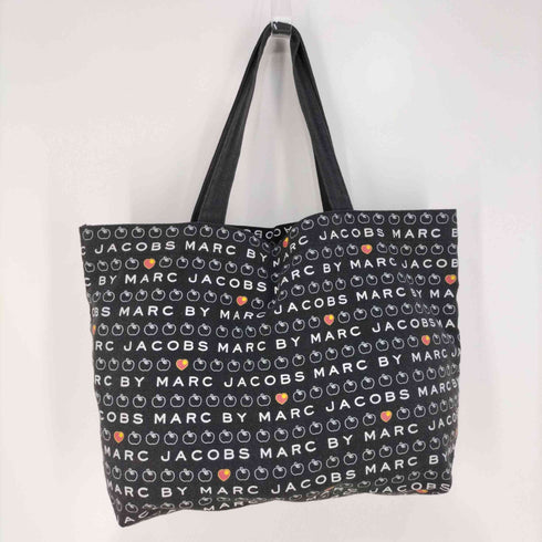 マークジェイコブス MARC JACOBS モノグラム アップル リンゴ柄 トートバッグ レディース