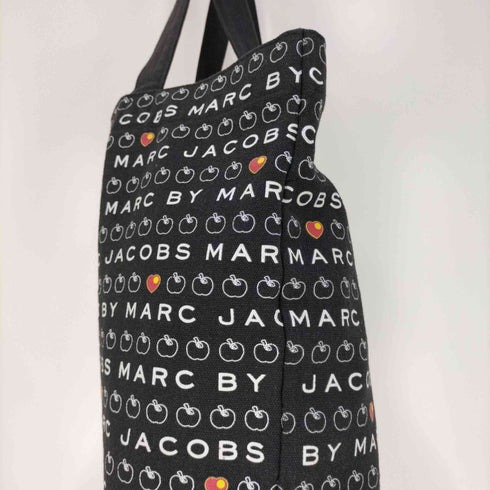 マークジェイコブス MARC JACOBS モノグラム アップル リンゴ柄 トートバッグ レディース