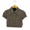 バーバリーブルーレーベル BURBERRY BLUE LABEL クロップド ショートシャツ レディース 36