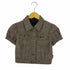 バーバリーブルーレーベル BURBERRY BLUE LABEL クロップド ショートシャツ レディース 36