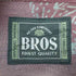 BROS 総柄 バンドカラー シャツ メンズ