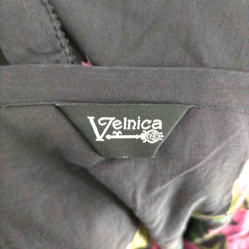 ヴェルニカ Velnica 花柄 レーヨン混カシュクールワンピース レディース ONE SIZE