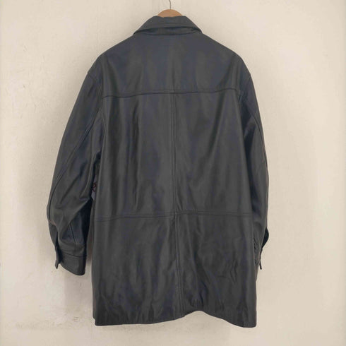 ジップアップ シープレザージャケット メンズ