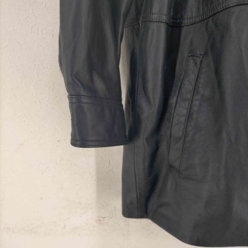 ジップアップ シープレザージャケット メンズ