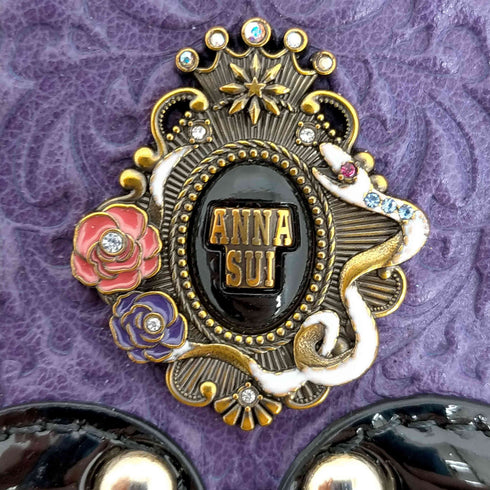 アナスイ ANNA SUI セルパン 二つ折り口金財布 レディース