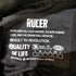 ルーラー RULER ツートーンカラー バックプリント ジップアップナイロンジャケット メンズ