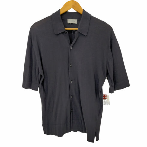 ジョンスメドレー JOHN SMEDLEY コットン 半袖ポロカラーシャツ メンズ import:M