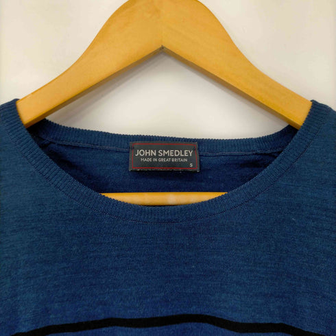ジョンスメドレー JOHN SMEDLEY メリノウール ボーダーニット L/S レディース JPN:S