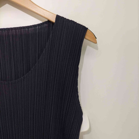 プリーツプリーズイッセイミヤケ PLEATS PLEASE ISSEY MIYAKE 1999AW ノースリーブロングワンピース レディース JPN:4