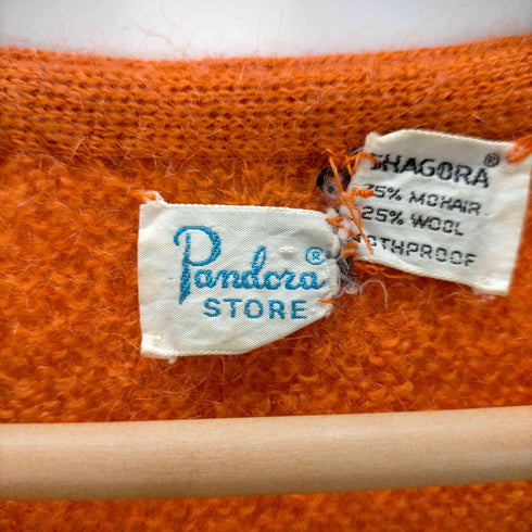 パンドラ PANDORA SHAGORA モヘア75% ウール混 シャギー カーディガン メンズ