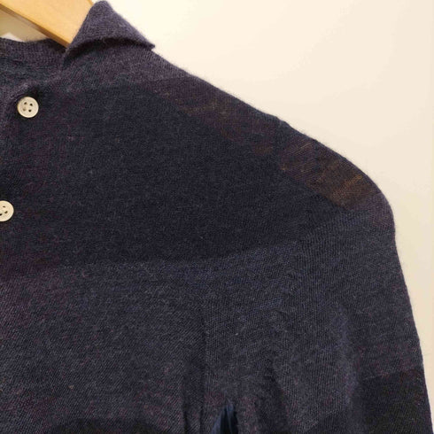 サカイ Sacai 2005AW 初期 キュプラ切替ボーダーニットポロ レディース 2