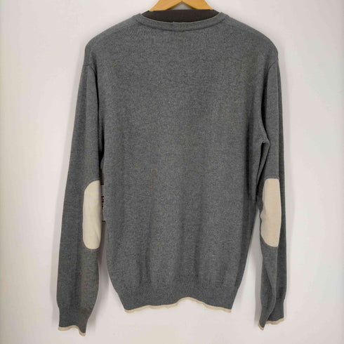アルマーニジーンズ ARMANI JEANS Vネックニット エルボーパッチ メンズ JPN:M