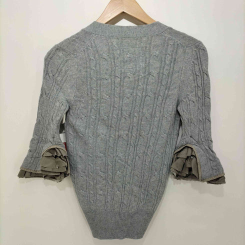 サカイ Sacai 2006 初期 袖フリル レーヨンコットンカーディガン レディース 2