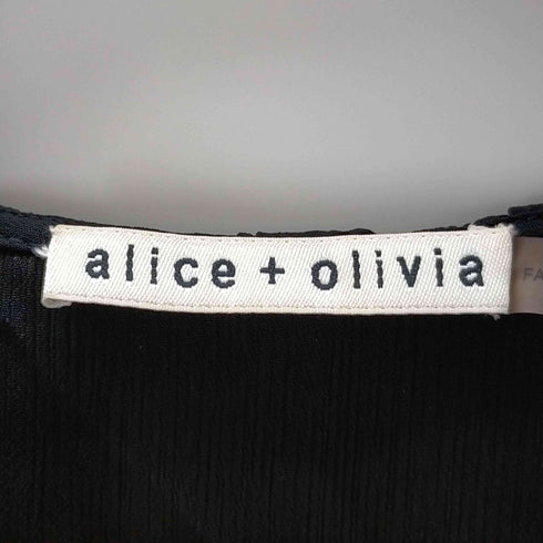 アリスオリビア alice + olivia シア―フリルカーディガン レディース