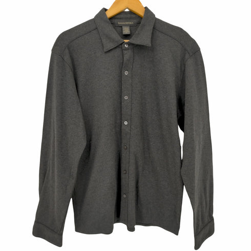 バナナリパブリック BANANA REPUBLIC コットンカジュアルシャツ メンズ import:M