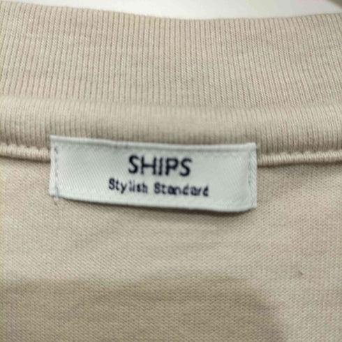 シップス SHIPS 抗菌・防臭 NANO-FINE(R) ハイゲージ クルーネック Tシャツ (ロンT) メンズ JPN:M
