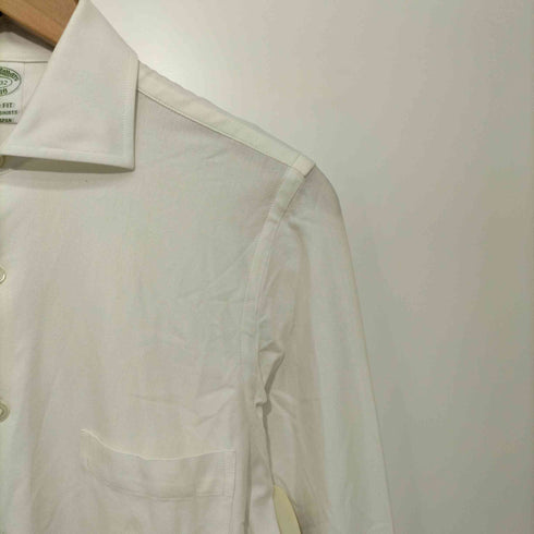 ブルックスブラザーズ BROOKS BROTHERS 日本製 MILANO FIT 46 GG KNIUT SHIRTS ワイドカラードレスシャツ メンズ 14 1/2-32