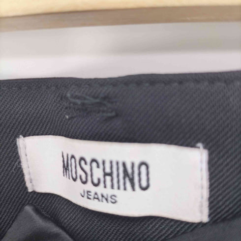 モスキーノジーンズ MOSCHINO JEANS サイドラインスラックスパンツ レディース FR:36