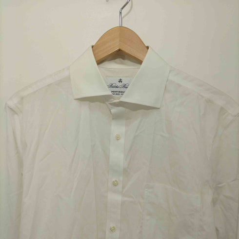 ブルックスブラザーズ BROOKS BROTHERS SOHO FIT SUPIMA COTTON ワイドカラードレスシャツ メンズ 15-31