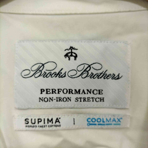 ブルックスブラザーズ BROOKS BROTHERS SOHO FIT SUPIMA COTTON ワイドカラードレスシャツ メンズ 15-31