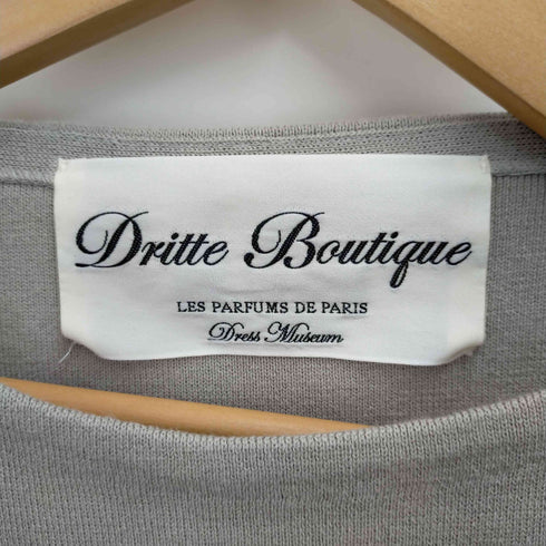 ドリッテブティック Dritte Boutique 総柄コットンニット レディース FREE