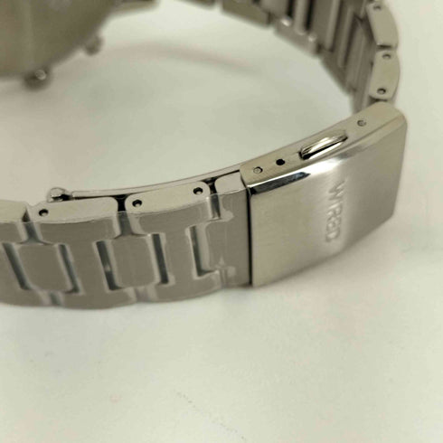 セイコーワイアード SEIKO WIRED クロノグラフ付き ブルーグリーン文字盤 カーブハードレックス 腕時計 メンズ