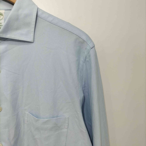 ブルックスブラザーズ BROOKS BROTHERS 日本製 MILANO FIT 46 GG KNIUT SHIRTS ワイドカラードレスシャツ メンズ 15 1/2-32
