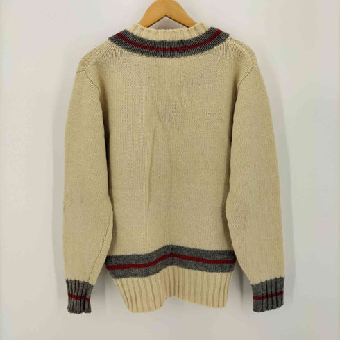 ポロバイラルフローレン Polo by RALPH LAUREN 90S ヴァージンウール Vネック セーター チルデン ニット レディース import:L