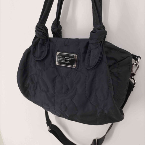 マークバイマークジェイコブス Marc by Marc Jacobs 裏地 総柄 キルティング ミニ ボストン ショルダー バッグ レディース