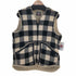 ジョンソンウーレンミルズ Johnson Woolen Mills 内ボア チェックベスト メンズ