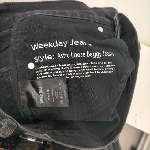 ウィークデイ WEEKDAY Astro Loose Baggy Jeans メンズ W28