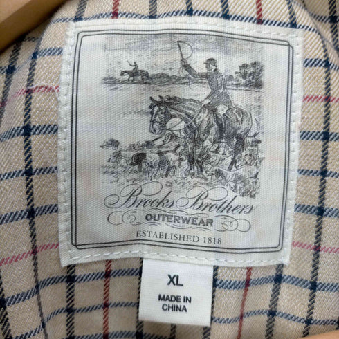 ブルックスブラザーズ BROOKS BROTHERS 裏地チェックオイルドキルティングベスト メンズ JPN:XL