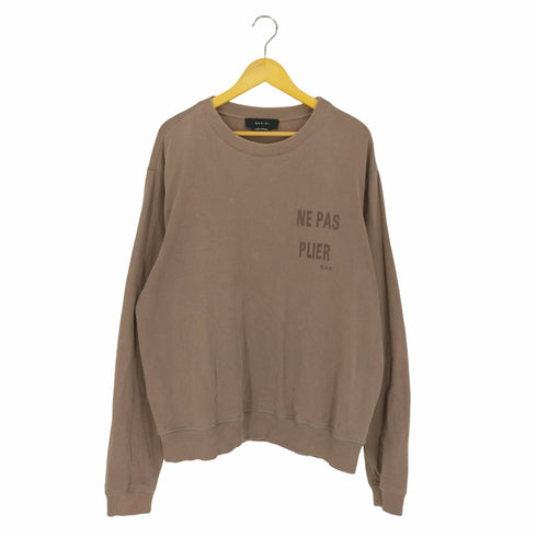 カシミ QASIMI ポルトガル製 NE PAS PLIER プリントスウェット メンズ import:XL
