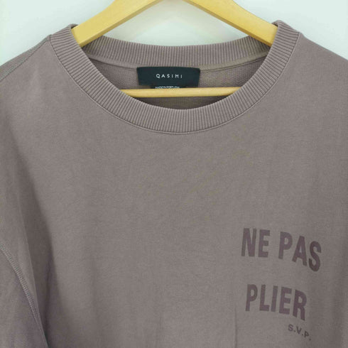 カシミ QASIMI ポルトガル製 NE PAS PLIER プリントスウェット メンズ import:XL