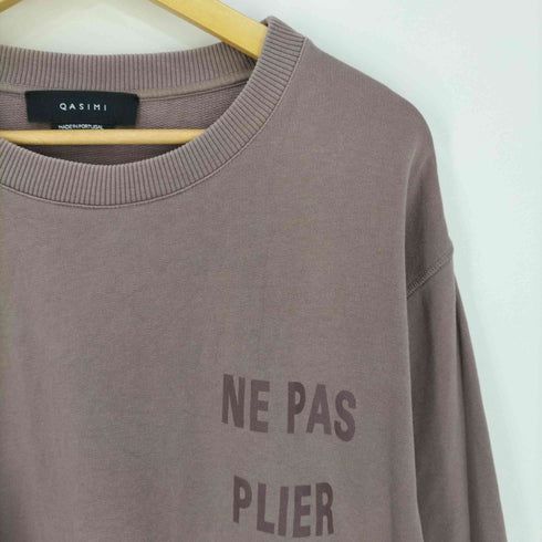 カシミ QASIMI ポルトガル製 NE PAS PLIER プリントスウェット メンズ import:XL