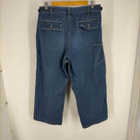 パープルアンドイエロー Purple&Yellow 90S ワイドデニムカーゴパンツ メンズ JPN:L