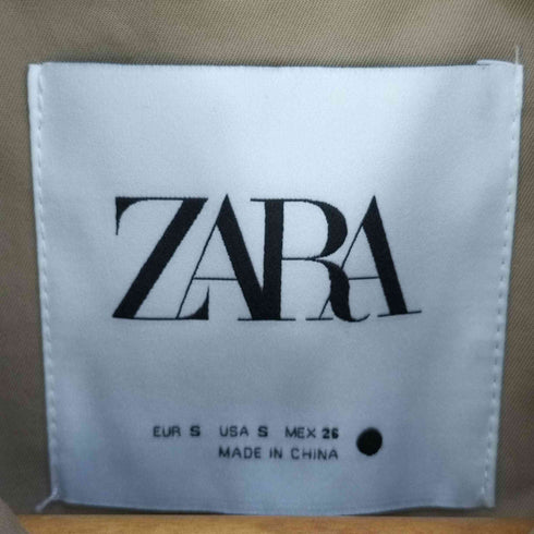 ザラ ZARA ショートトレンチコート ジャケット レディース import:S