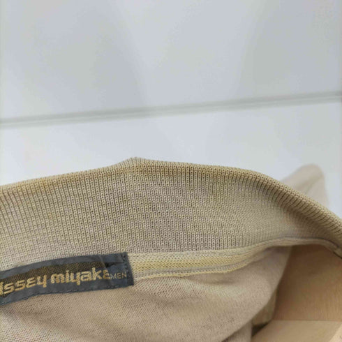 イッセイミヤケメン ISSEY MIYAKE MEN 1987年 Archive 筆タグ カシミヤ混 ウール 1Bロングスリーブシャツ メンズ JPN:XL